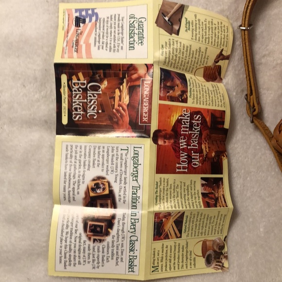 Vintage handmade Longaberger basket crossbody purse with all original inserts - Picture 12 of 16